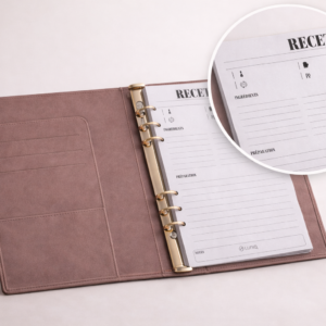 Insert carnet de recettes Luniq.