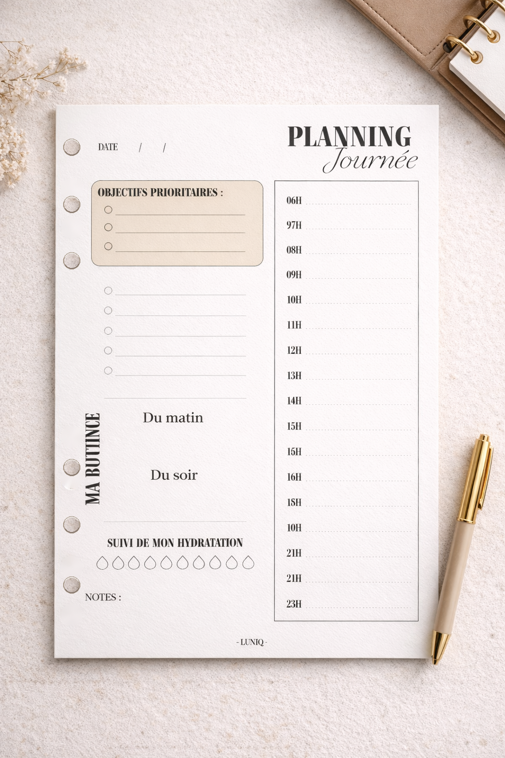 Insert planning journée Luniq.